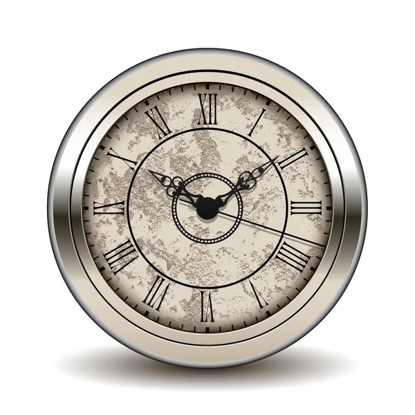 Antique clock — Stock Vector