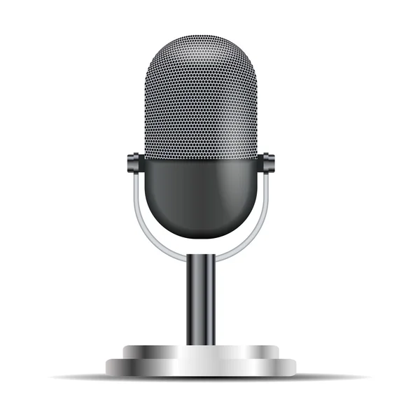 Mikrofon Retro — Stockový vektor