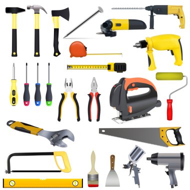 Set tools clipart