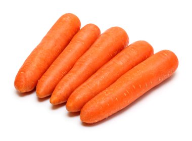 Raw carrots clipart