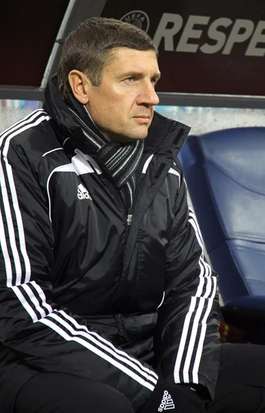 FC Sheriff Tiraspol coach Andrei Sosnitski — Stock Photo, Image