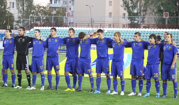 Ukrainische (U21) Nationalmannschaft — Stockfoto