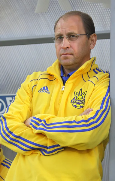 Baş antrenör Ukrayna (21 altında) Milli takım Pavlo Yakovenko — Stok fotoğraf