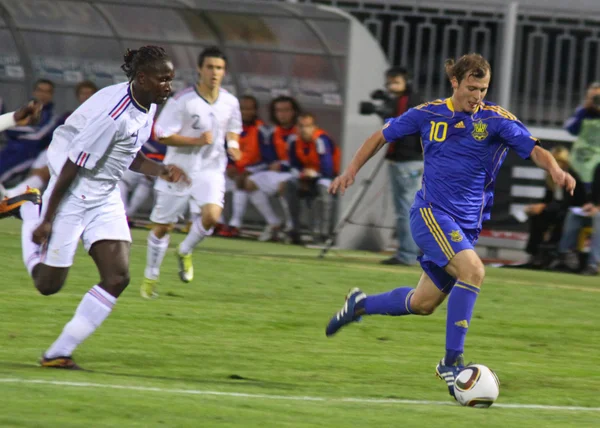 Roman Zozulya of Ukraine (Under-21) National Team — Stock Photo, Image