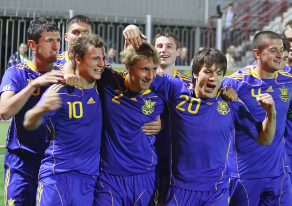 Ukrayna (21) Millî Futbol Takımı — Stok fotoğraf