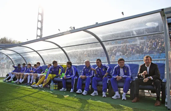 FC Dynamo Kyiv's managers — Stock Photo, Image