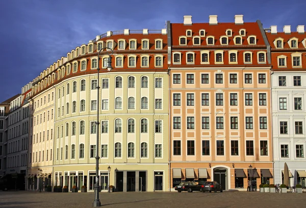 Edifici in piazza Neumarkt a Dresda — Foto Stock