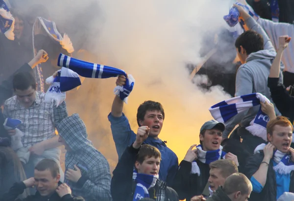 Dynamo Kijów ultras — Zdjęcie stockowe