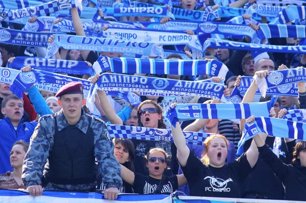FC Dnipro supporters — Stock Photo, Image