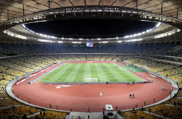Vista panorámica del estadio olímpico de Kiev — Foto de Stock