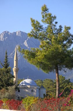 Mosque In Kemer, Turkey clipart