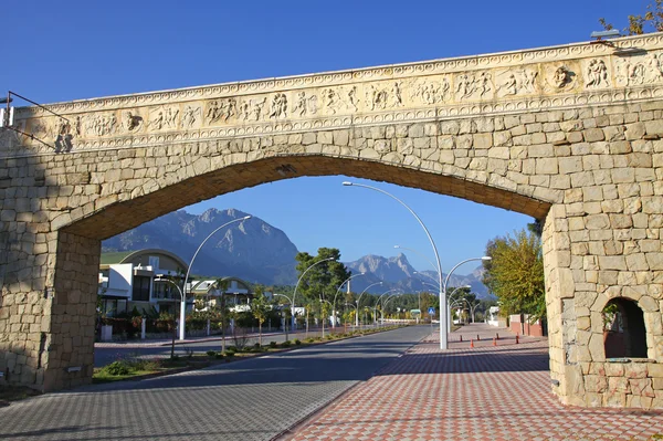 stock image Street of City of Kemer, Antalya province, Turkey