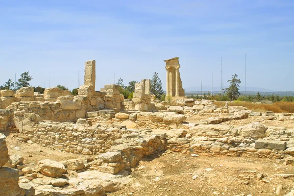 阿波罗 hylates，塞浦路斯的避难所的废墟 — 图库照片