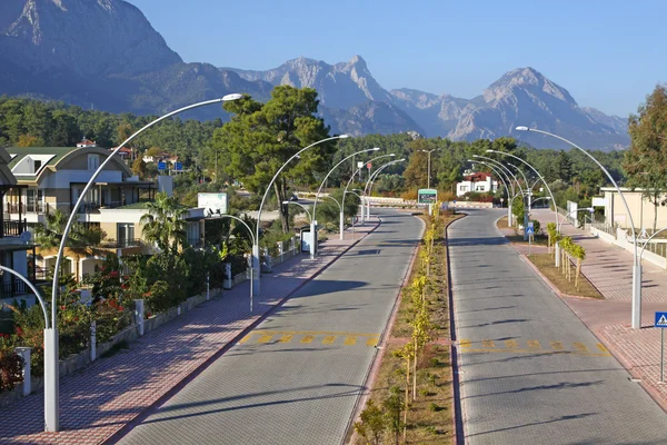 Via della Città di Kemer, provincia di Antalya, Turchia — Foto Stock