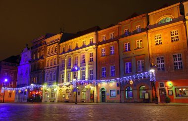 Old Market Square In Poznan, Poland clipart