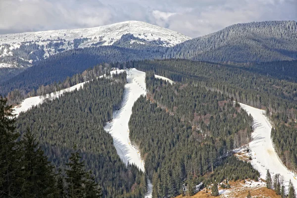 Bukovel Ski Resort, Carpathians, Ukraine — Stock Photo, Image