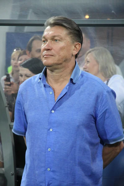 Ukraine national team manager Oleg Blokhin — Stock Photo, Image