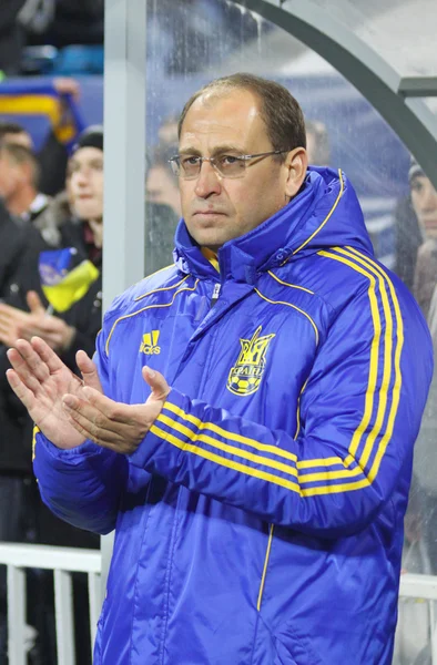 Treinador principal da Ucrânia (Sub-21) Seleção Nacional Pavlo Yakovenko — Fotografia de Stock