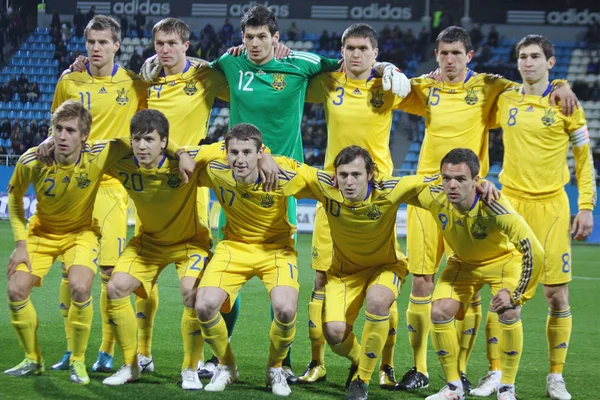 Ucrânia Sub-21) equipa nacional — Fotografia de Stock
