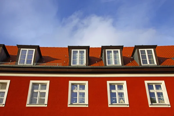 典型德国住宅房子 — 图库照片