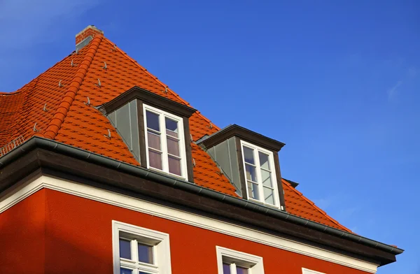 Casa residencial típica alemã — Fotografia de Stock
