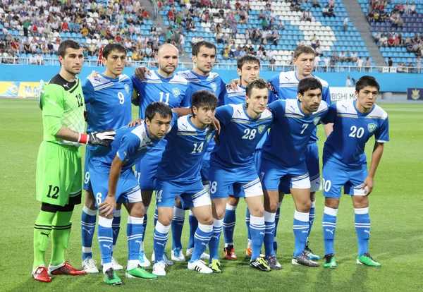 Сборная Узбекистана по футболу — стоковое фото
