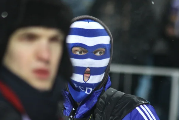 FC dynamo Kijów przekraczający jej — Zdjęcie stockowe