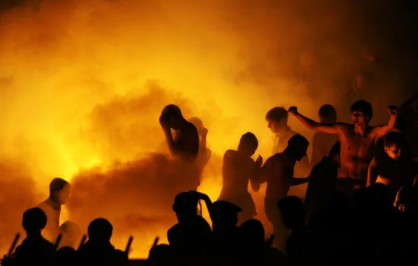 stock image FC Dynamo Kyiv ultras