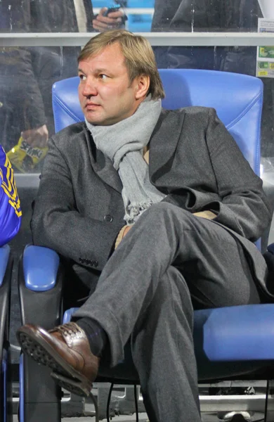 Ukrajina národní fotbalový tým manažer yuriy kalytvintsev — Stock fotografie