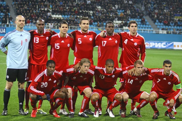 Reprezentacja Kanady w piłce nożnej — Zdjęcie stockowe