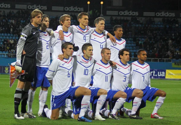 Holländische (U21) Nationalmannschaft — Stockfoto