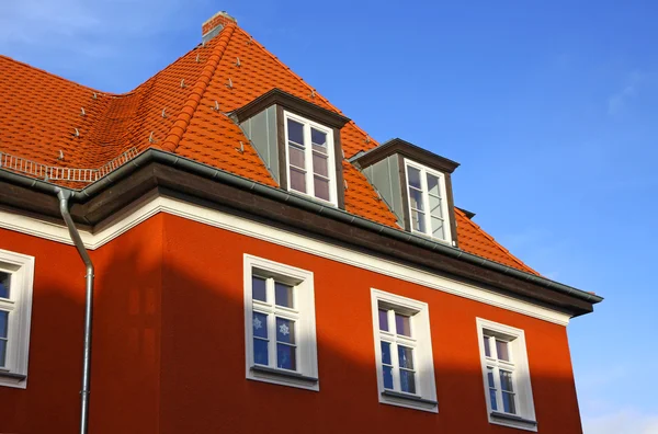 Tipica casa residenziale tedesca — Foto Stock