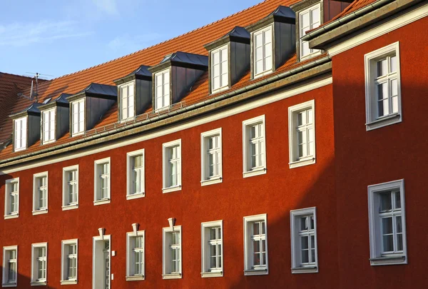 Tipica casa residenziale tedesca — Foto Stock