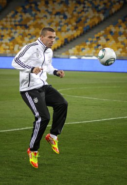Lukas Podolski of Germany clipart