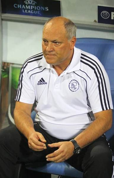 The head coach of AFC Ajax Martin Jol — Stock Photo, Image
