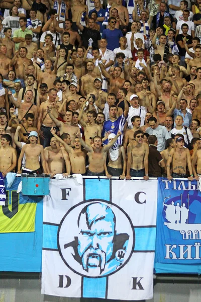 FC Dinamo kiev takımı taraftarları — Stok fotoğraf