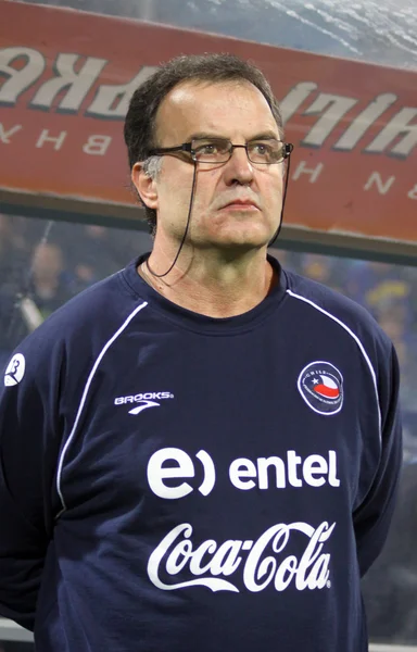L'entraîneur-chef de l'équipe nationale du Chili Marcelo Bielsa — Photo