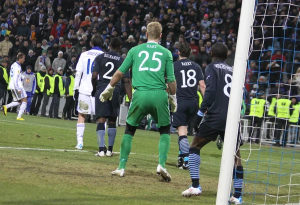 Dynamo Kyjev vs manchester city — Stock fotografie