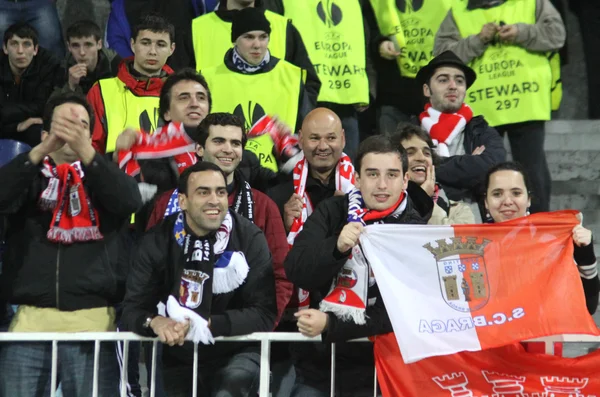 SC Braga supporters — Stock Photo, Image