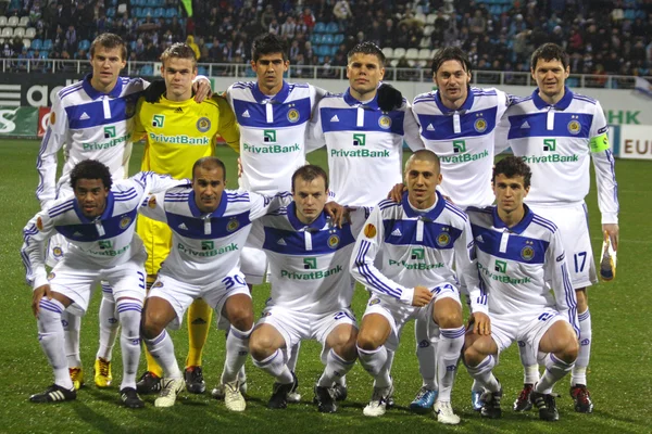 FC dynamo Kyjev team — Stock fotografie