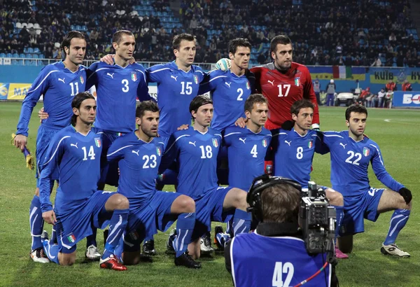 Italien herrlandslag i fotboll — Stockfoto