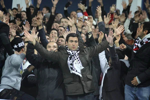 Apoiantes do FC Besiktas — Fotografia de Stock