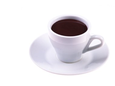 Bir fincan sıcak çikolata.