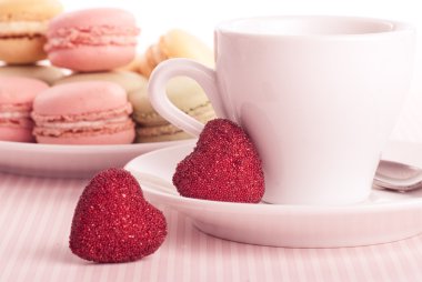 Dessert on valentine's clipart