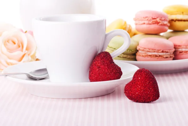 Dessert op Valentijnsdag — Stockfoto