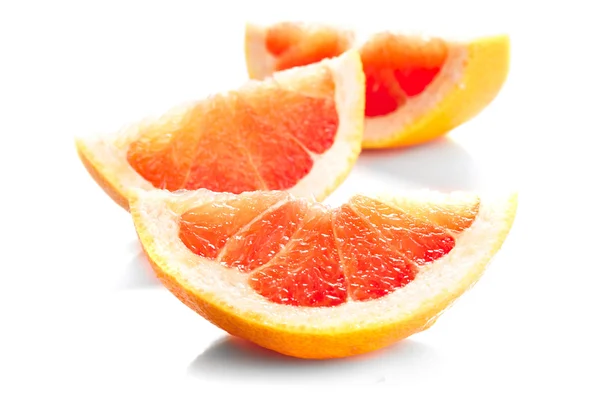 Grapefruit a alkatrészek — Stock Fotó