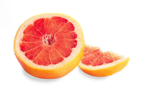 Grapefruit a alkatrészek — Stock Fotó