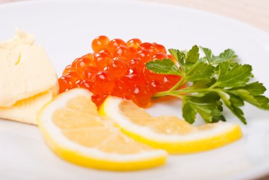 Kırmızı havyar snack