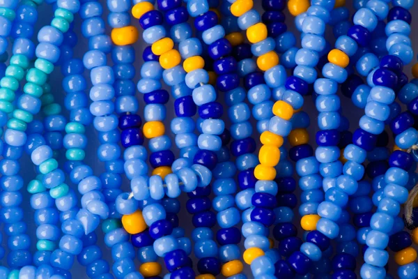 Синее ожерелье — стоковое фото