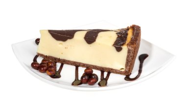 çikolata soslu Cheesecake